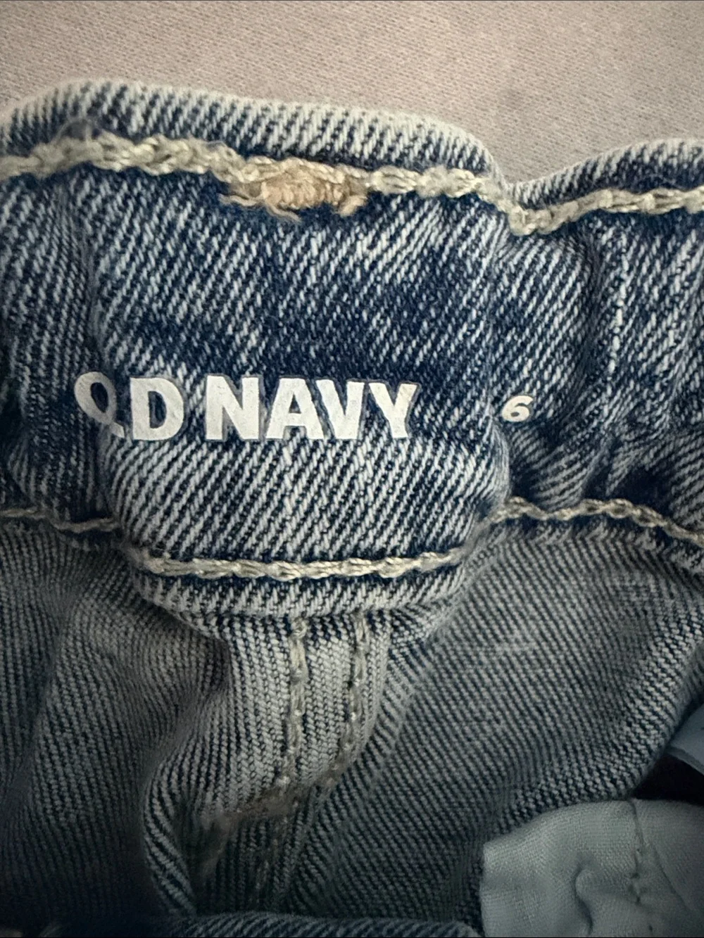 Old Navy Two-Tone Denim Cutoff Shorts